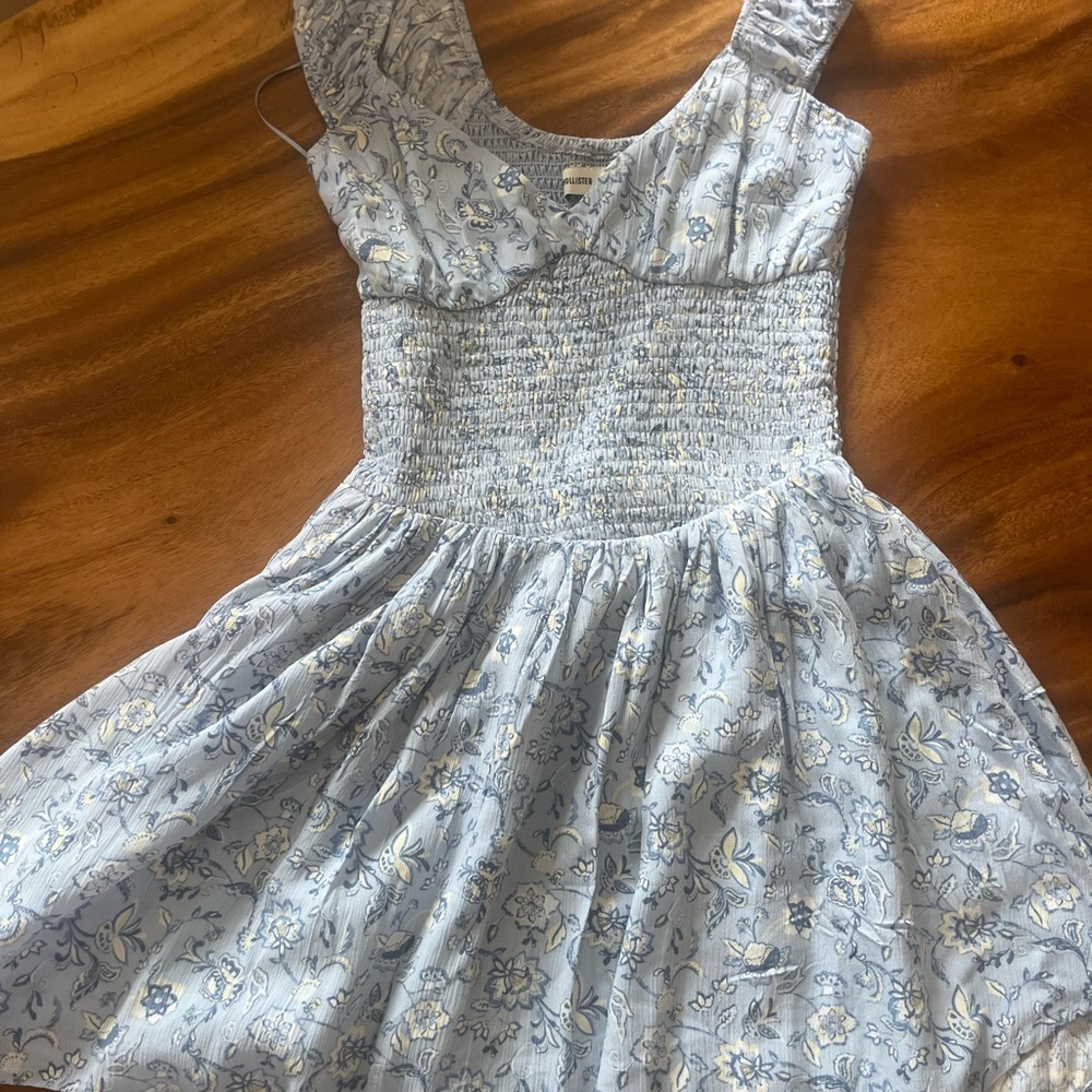 Hollister Light Blue Floral Kids Dress